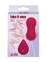 Вращающиеся виброшарики на пульте Take it Easy Dea Wine Red