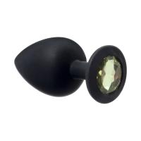 Анальная пробка Emotions Cutie Large Black golden crystal