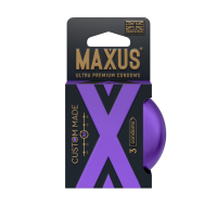 Презервативы MAXUS Custom Made 56 №3 в железном кейсе, увеличенные X-Edition, 3 шт