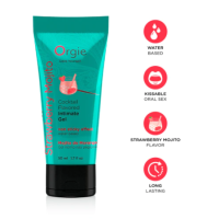 Интимный гель Orgie LUBE TUBE на водной основе, со вкусом клубничного мохито, 50 мл