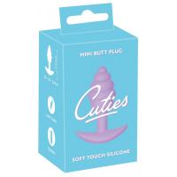 Ребристая анальная пробка Cuties Mini Butt Plug