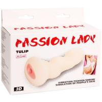 Passion Lady Tulip, телесный. Мастурбатор с вибрацией