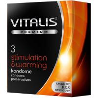 VITALIS PREMIUM Stimulation&Warming (3 шт.) - с согревающим эффектом