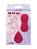 Вращающиеся виброшарики на пульте Take it Easy Dea Wine Red