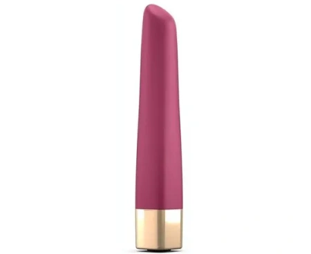 Мини-вибромассажер Love to Love Delight Me, 12 см, бордовый