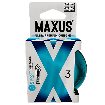 Презервативы MAXUS G spot, двойная спираль, 3 шт