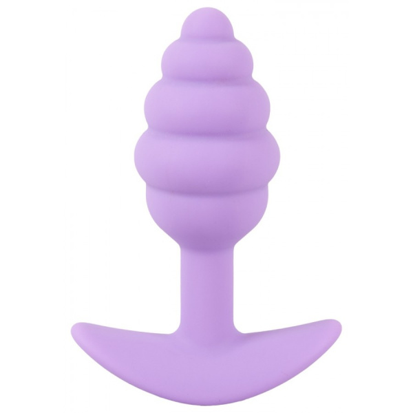 Ребристая анальная пробка Cuties Mini Butt Plug