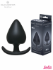 Lola Toys Back Door Perfect Fit Plug Medium, черная. Анальная пробка для ношения