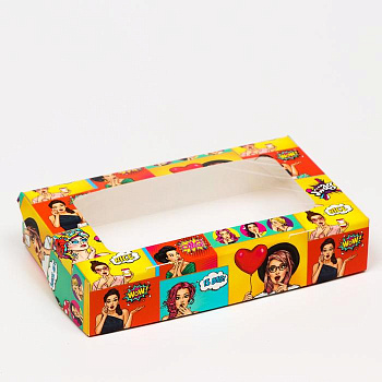 Коробка складная "Pop art", 20 х 12 х 4 см