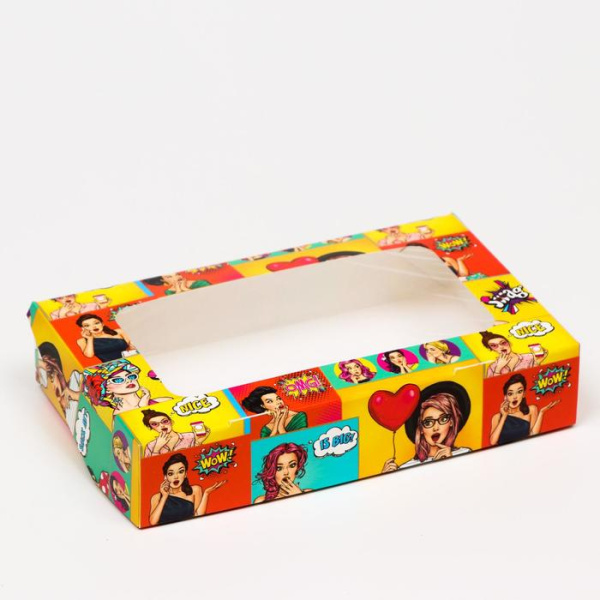 Коробка складная "Pop art", 20 х 12 х 4 см