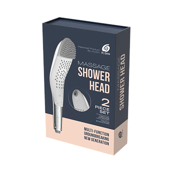 Лейка для душа AISNN Massage Hand Shower с набором насадок: вакуумная стимуляция и вибрация