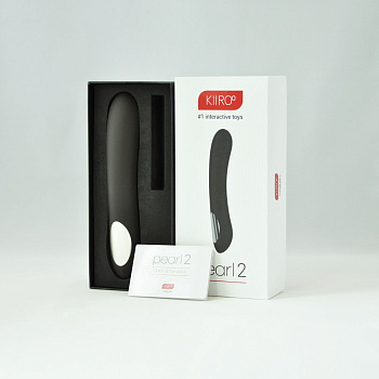KIIROO Вибратор для секса на расстоянии Pearl 2, Черный