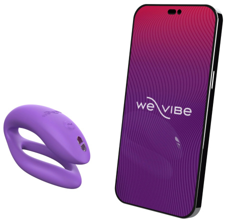 We-Vibe Sync O, фиолетовый. Интерактивный вибромассажер для пар