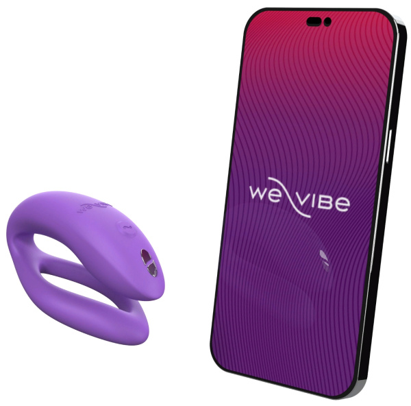 We-Vibe Sync O, фиолетовый. Интерактивный вибромассажер для пар