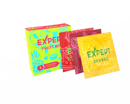 Презервативы Expert Fruit Mix, 3 шт