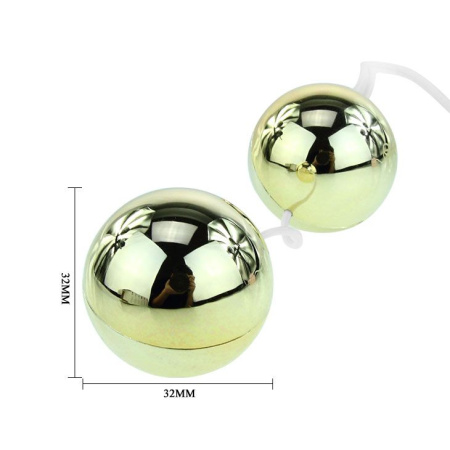 Вагинальные шарики с вибрацией - Golden Balls