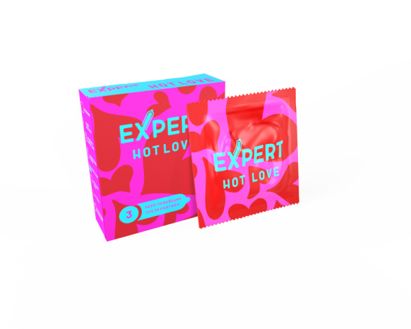 Презервативы Expert Hot Love, 3 шт
