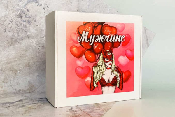 Коробка-бокс подарочный, в ассортименте