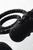 Анальная пробка с дополнительной стимуляцией Erotist, силикон, черная