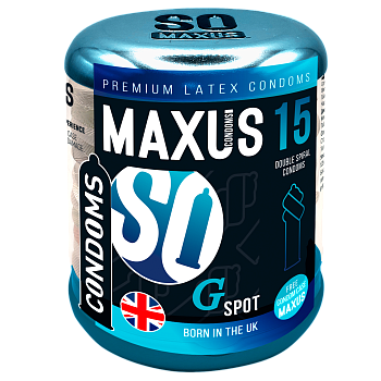 Презервативы Maxus G spot, двойная спираль, 15 шт.