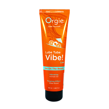 Лубрикант с эффектом вибрации Orgie Lube Tube Vibe Low Sex On The Beach, 100 мл