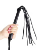 Pipedream Cat O Nine Tails. Черная плеть, кожаная