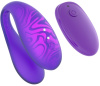 Парный вибромассажер TWIN+ Purple, с пультом и управлением через приложение