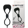 Baile Pretty Love Locker, черное Двойное вибролассо