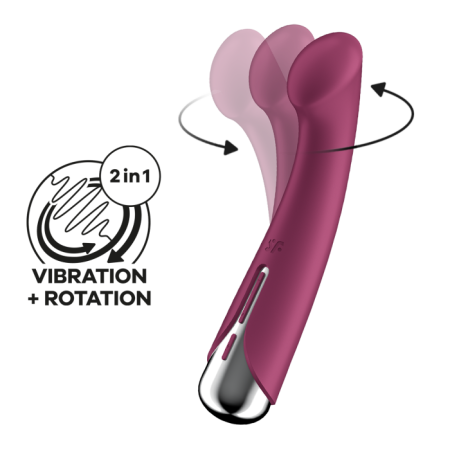 Вибратор для точки G Satisfyer Spinning G-Spot 1, красный