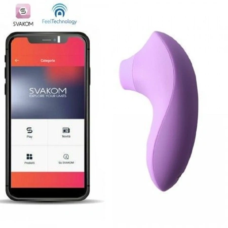 Svakom Pulse Lite Neo, фиолетовый. Бесконтактный стимулятор клитора
