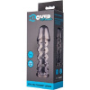 Насадка ToyFa XLover, для увеличения размера,TPE, черная прозрачная, 11,5 см